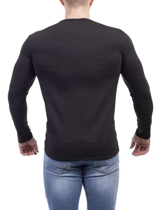 Чоловічий лонгслів із довгим рукавом і з мікроначосом Bono 950111 48 Київ - фото 2