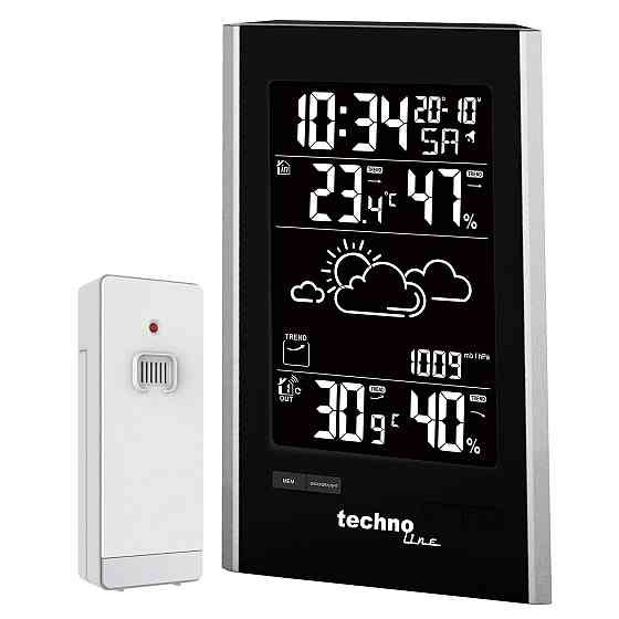 Метеостанция Technoline WS9060 Black/Silver (WS9060) Вінниця