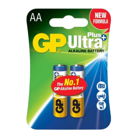 Батарейка лужна AAA/LR03 (пл-2шт) GP Ultra Plus Житомир
