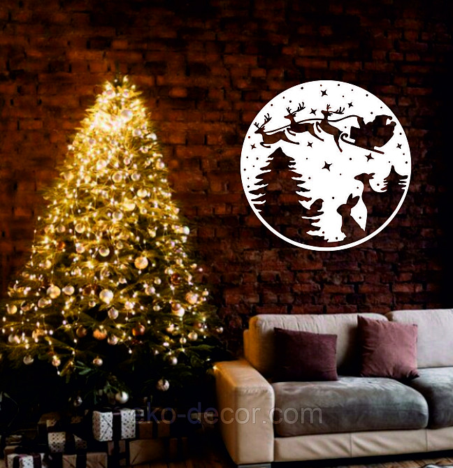 Декоративне настінне Панно «Новий рік», Декор на стену Київ - фото 2