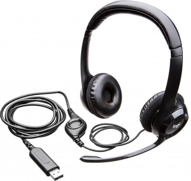 Гарнітура Logitech H390 USB (981-000406) Чорний Харків - фото 5