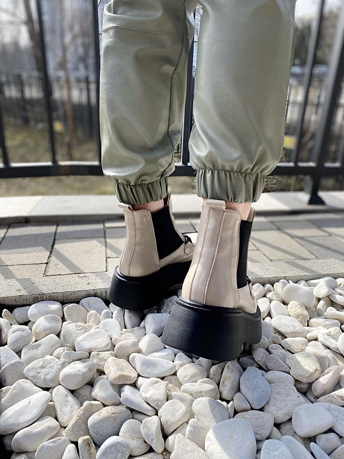 Черевики жіночі ARLEN капучино натуральна шкіра 37р.-40р. (4346) Коломыя - изображение 4