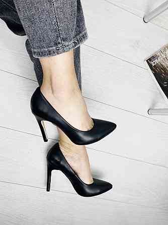 Nivelle Туфлі жіночі NIVELLE чорні натуральна шкіра каблук 11см 36р.37р.38р. (1740/10502-10512) Коломыя