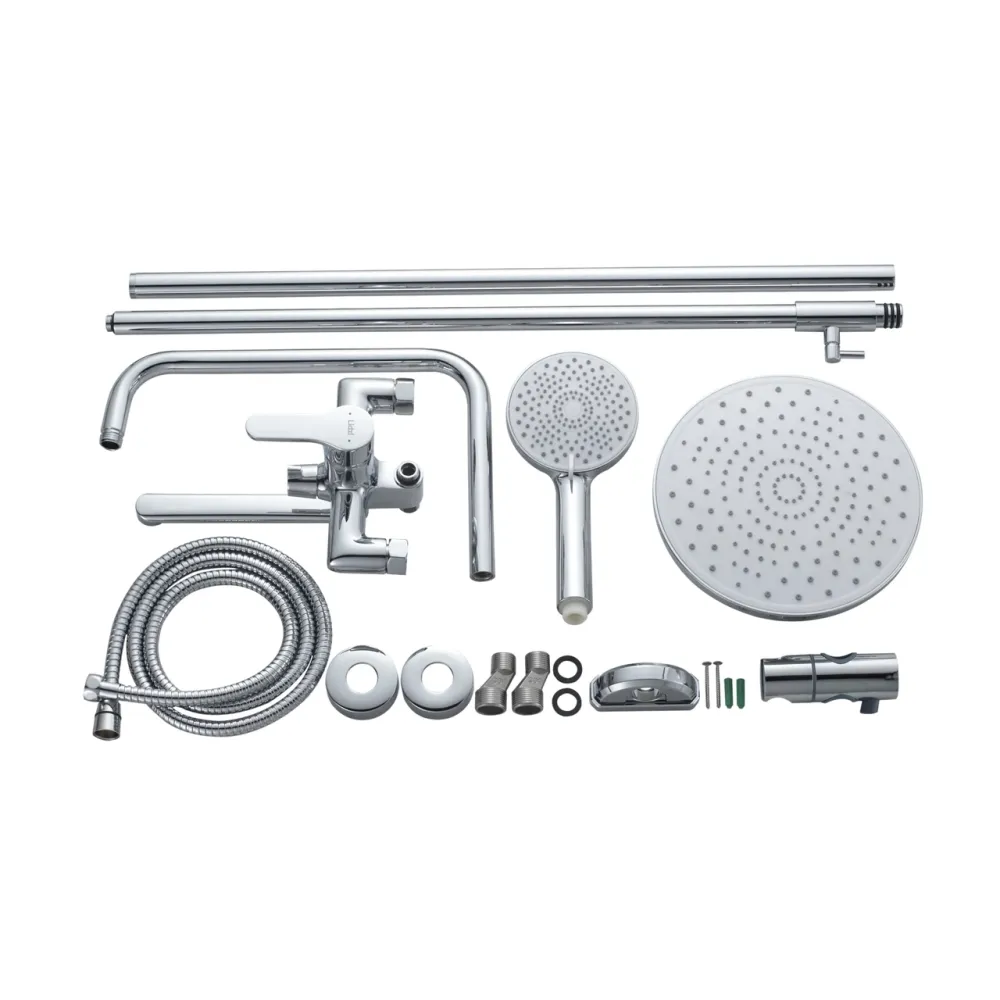 Душова система латунна універсальна Lidz Astra 1030 на три споживачі (з виливом) (k35) LDAST1030CRM48086 Chrome Київ - фото 10