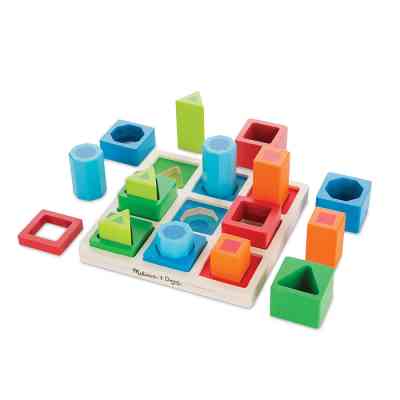 Развивающая игрушка Melissa&Doug Деревянный сортер Формы (MD10582) Винница