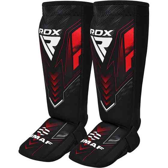 Захист для гомілок та стоп RDX NEOPRENE SHIN INSTEP IMMAF-1-RED-S Кам'янське