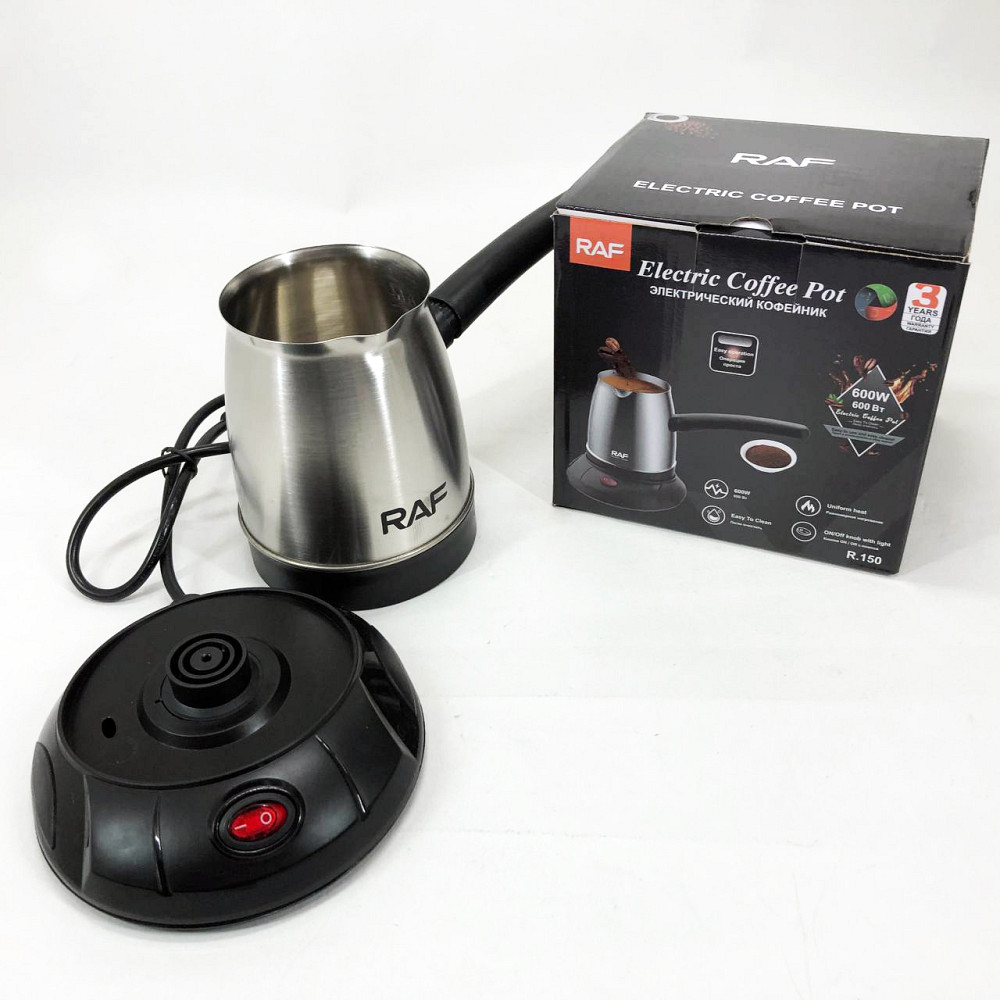Турка для кави для подорожей RAF R.150 500 мл 600 Вт Турка електрична автоматична кави OW-30 Львів - фото 10