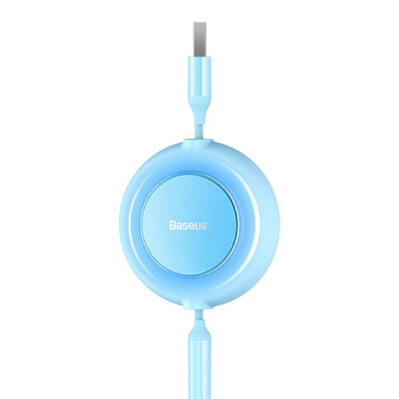 Кабель Baseus Bright Mirror 2 Series Retractable 3-in-1 Fast Charging  Data Cable USB to M+L+C 3.5A 1.1m Sky Blue Киев - изображение 7
