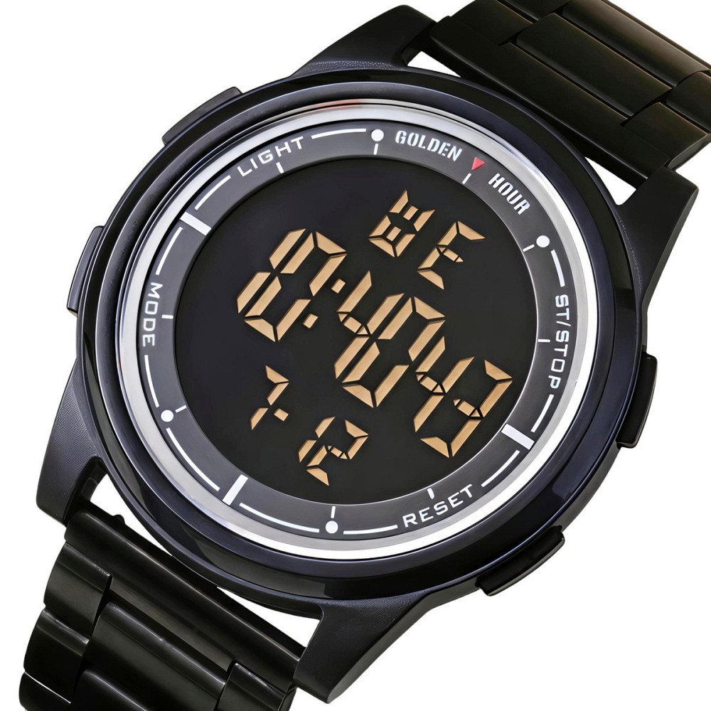 Часы мужские водостойкие тактические GoldenHour Water Metal Black (2 ремешка) Киев - изображение 1