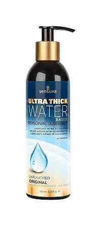 Густая смазка Sensuva Ultra-Thick Water-Based (240 мл) на водной основе, без глицерина и парабенов Sex Aura Киев