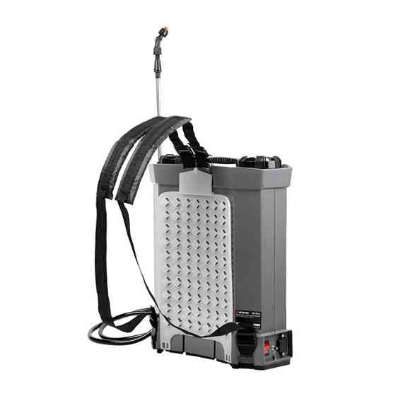 Обприскувач акумуляторний ранцевий 16 л, 3.1 л/хв, батарея 12 В/8 Аг INTERTOOL DT-9016 Киев