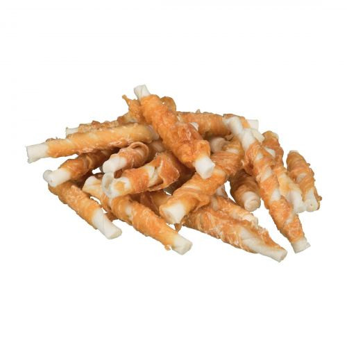 Ласощі Trixie Denta Fun Chewing Rolls для собак Палички для чищення зубів з куркою 6 см 120 г Київ - фото 1