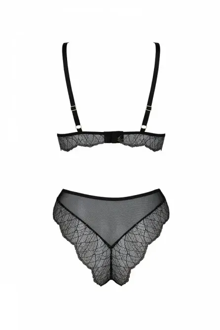 Комплект Passion AMBERLY SET black L/XL Львів - фото 4