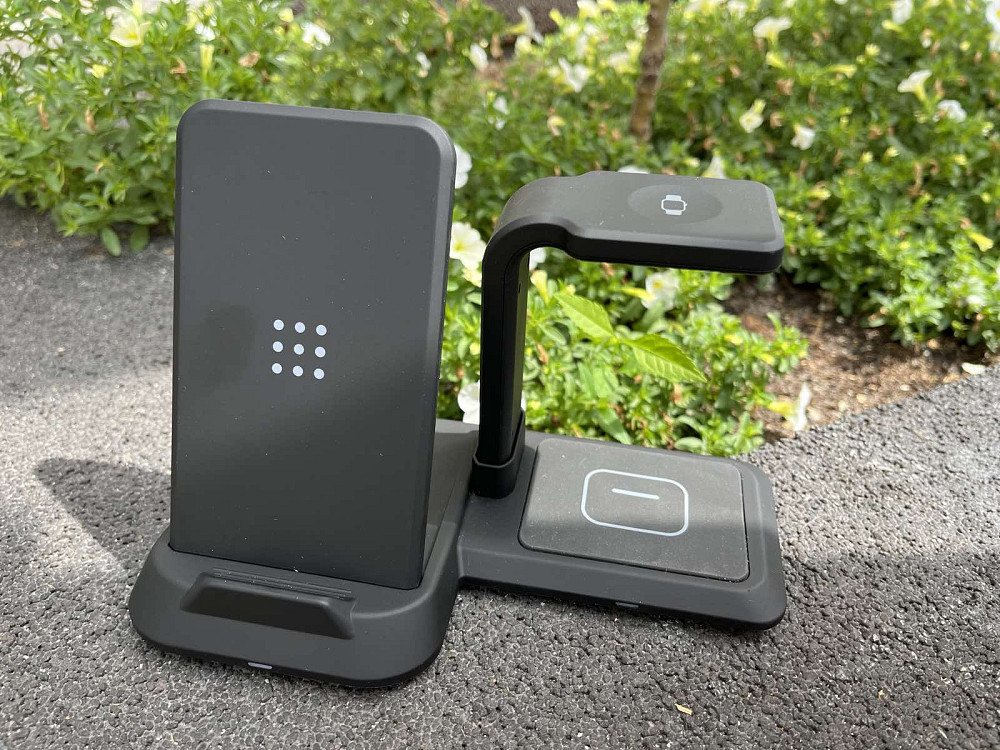 Безпровідна зарядка 3в1 10W T8 Луцьк - фото 1