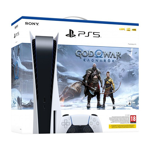 Ігрова приставка Sony PlayStation 5 White 825Gb + God of War Б/У Київ
