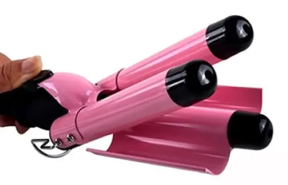 Тройная плойка для волос Gemei GM 1956 дисплеем Коломия