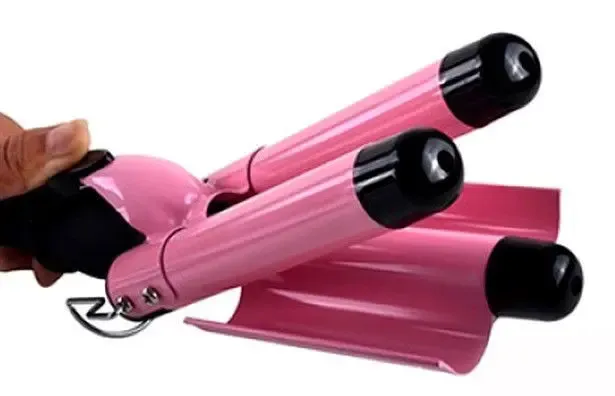 Тройная плойка для волос Gemei GM 1956 дисплеем Коломыя - изображение 1