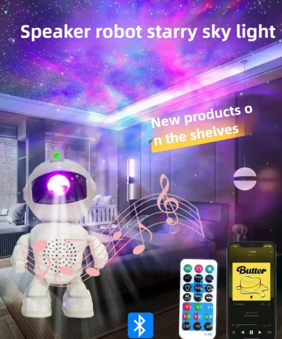 Лазерный ночник-проектор звездного неба 