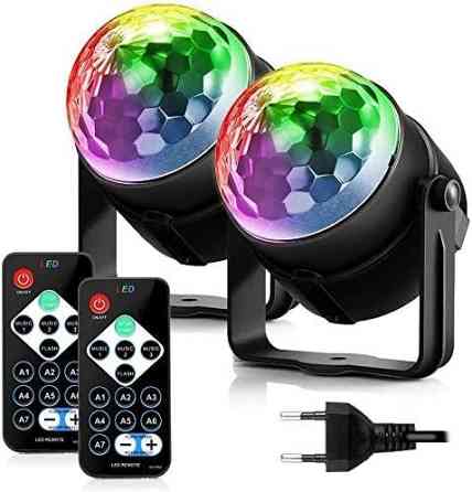 FIMEI Disco Ball 2 Pack лампа для вечірок сценічна лампа для диско-освітлення проектор точковий ефек Дніпро