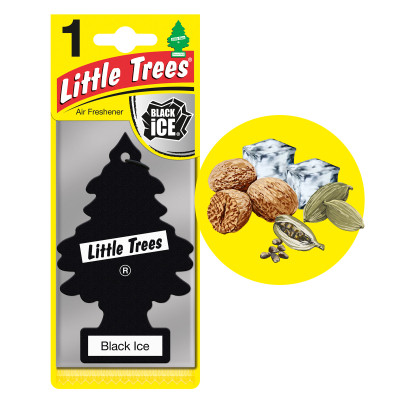 Ароматизатор для автомобиля Little Trees Чёрный лёд (78092) Винница - изображение 3