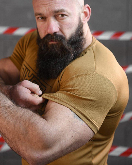 Тактична потовідвідна футболка SABUR ПИХОТА КАЙОТ ВТ6830 Одеса - фото 5