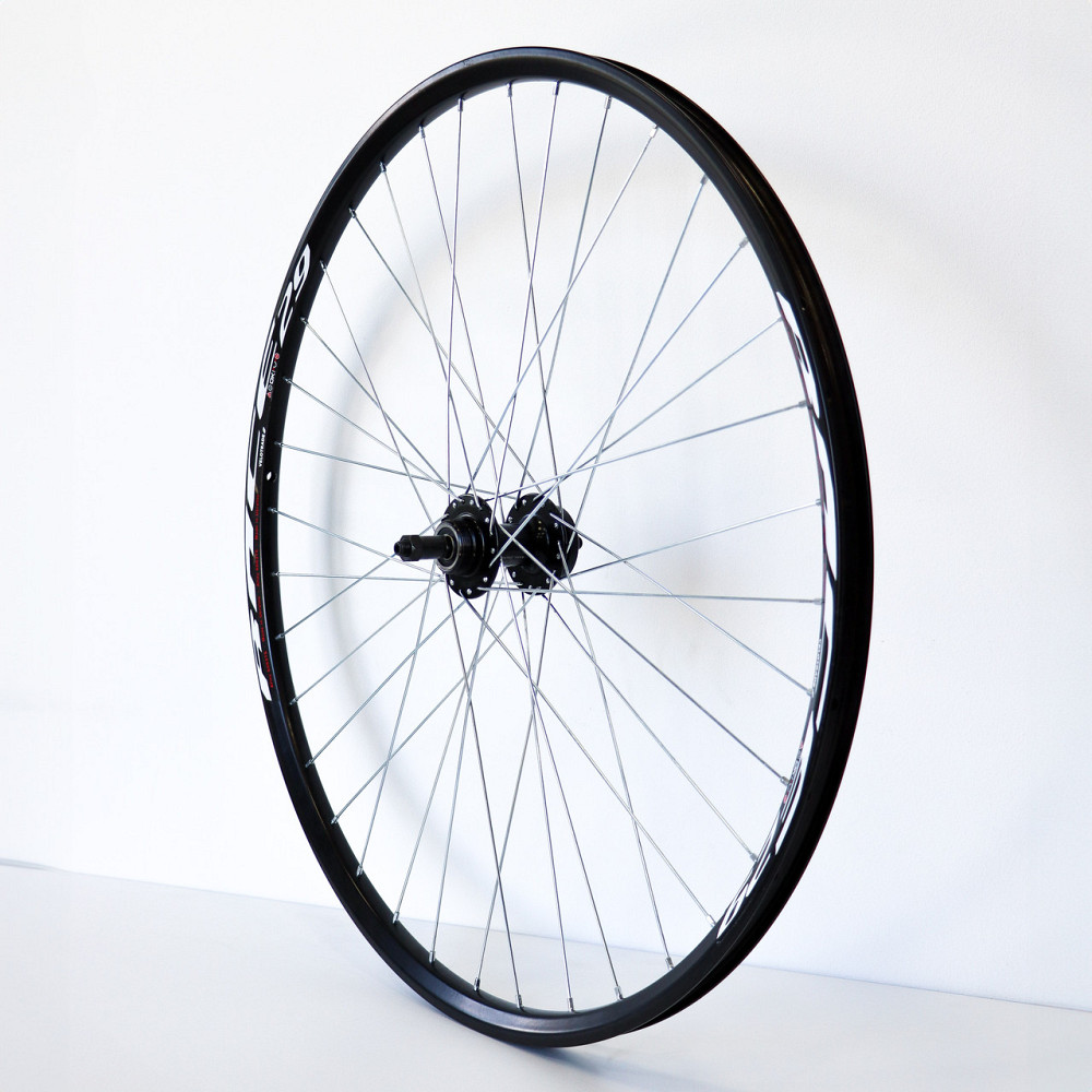 Колесо заднє VLT 29" AL 36H WANGZHEN 208RBQ DD FR з ексцентром. під тріщину Дискові чорний пром. по Бровари - фото 2