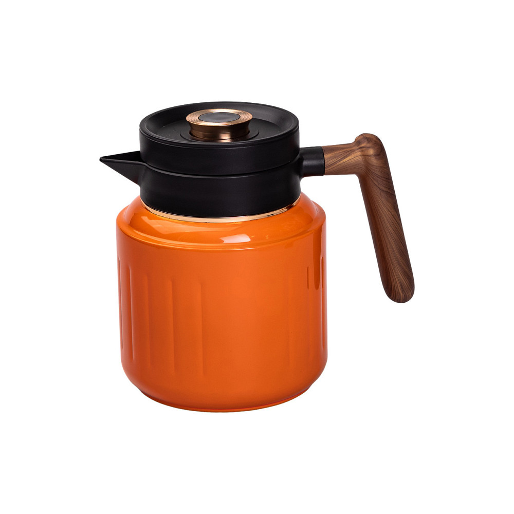 Yiwu Чайник термос з індикатором температури та заварником 1 л помаранчевий HP-14-51O Киев - изображение 2