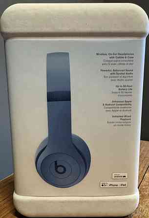 Наушники Beats by Dr. Dre Solo 4 Wireless Slate Blue. Київ