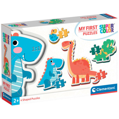 Пазл Clementoni 4 в 1 Dinosaurs, серия My First Puzzles (20834) Винница - изображение 1