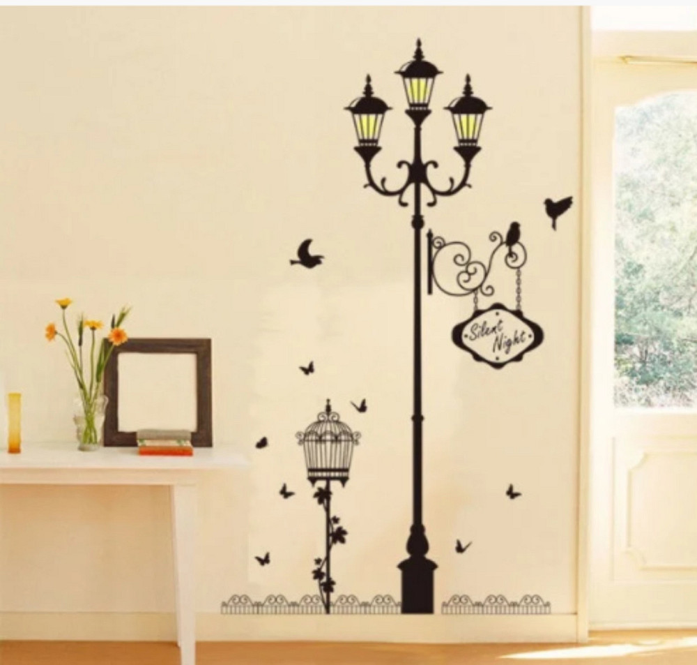 Інтер'єрна наклейка на стіну Ліхтар Київ - фото 6