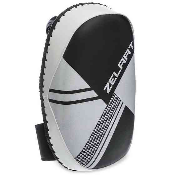 Пады для тайского бокса Тай-пэды ZELART BO-1339 размер 31x20x11 см чёрный-белый Киев
