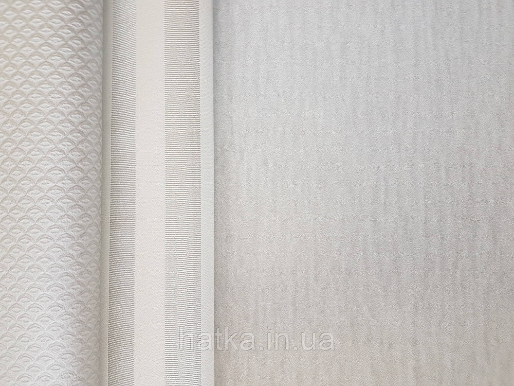 Шпалери вінілові на флізеліні Rasch Trianon Xlll 0.53х10 однотонні хвилясті класика бежеві із сірим Київ - фото 2