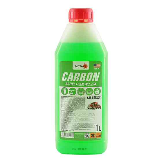 Активна піна Nowax Carbon Nano Active Foam суперконцентрат для безконтактної мийки, 1л Київ
