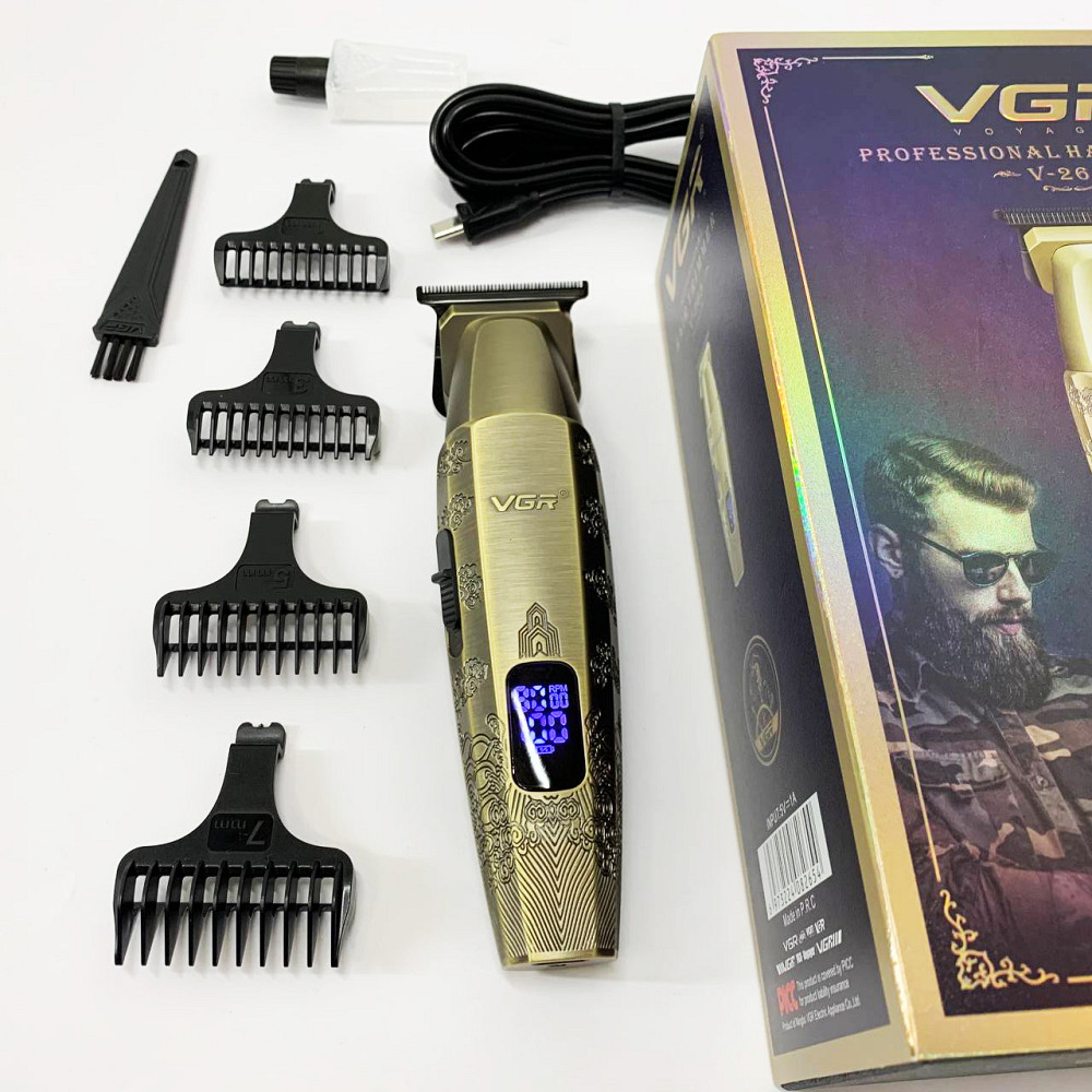 Універсальні машинки для стрижки волосся VGR V-265, Професійна машинка для стрижки голови SL-97 Івано-Франківськ - фото 8
