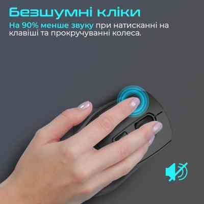 Мишка Promate Samit Wireless Black (samit.black) Вінниця