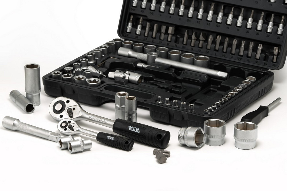 MASTERTOOL Набір інструментів MASTERTOOL ¼"&½" 108 шт 4-14 мм 10-32 мм кейс 78-7108 Київ - фото 7