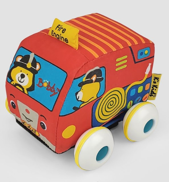 Игрушка Ks Kids Машинки Pull-back (школьный автобус и пожарная машина) (6892322) Киев - изображение 2