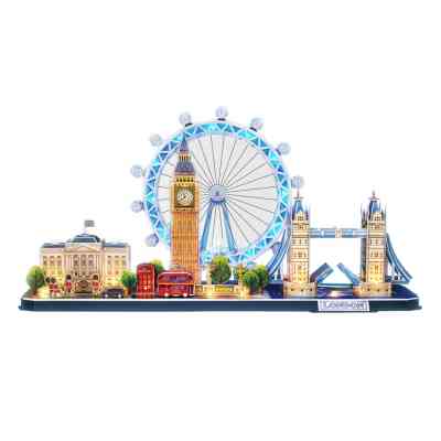 Пазл Cubic Fun Тривимірна головоломка-конструктор City Line Лондон з LED підсвіткою (L532h) Вінниця