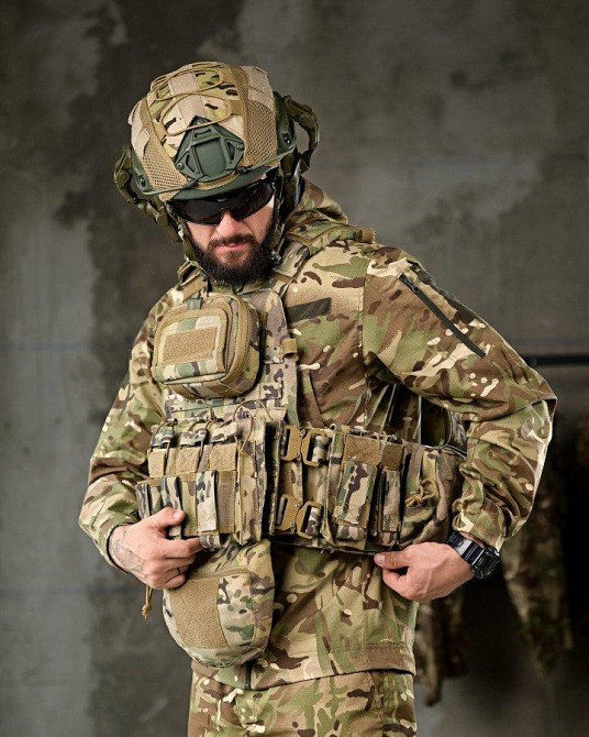 Люксовая плитоноска yakeda COBRA мультикам  с рюкзаком и аптечкой РП7355 Одесса - изображение 2