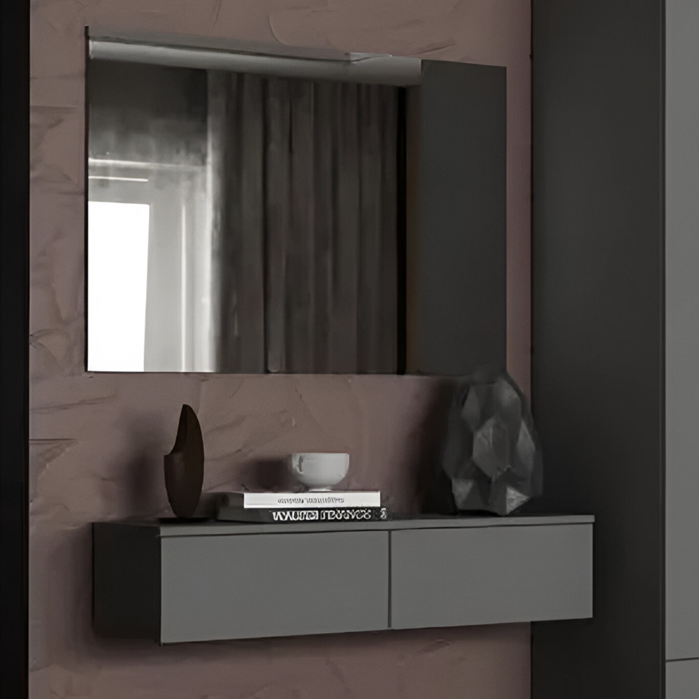 Комплект меблів Doros Левія + дзеркало Графіт 100х32х100 (DRS-011842) Дніпро - фото 1