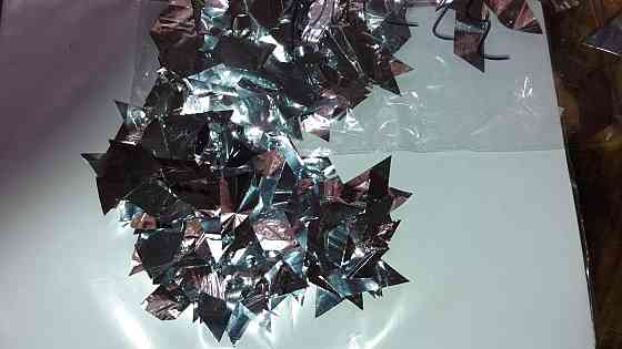 Конфетти из фольги 10 г серебристый Киев