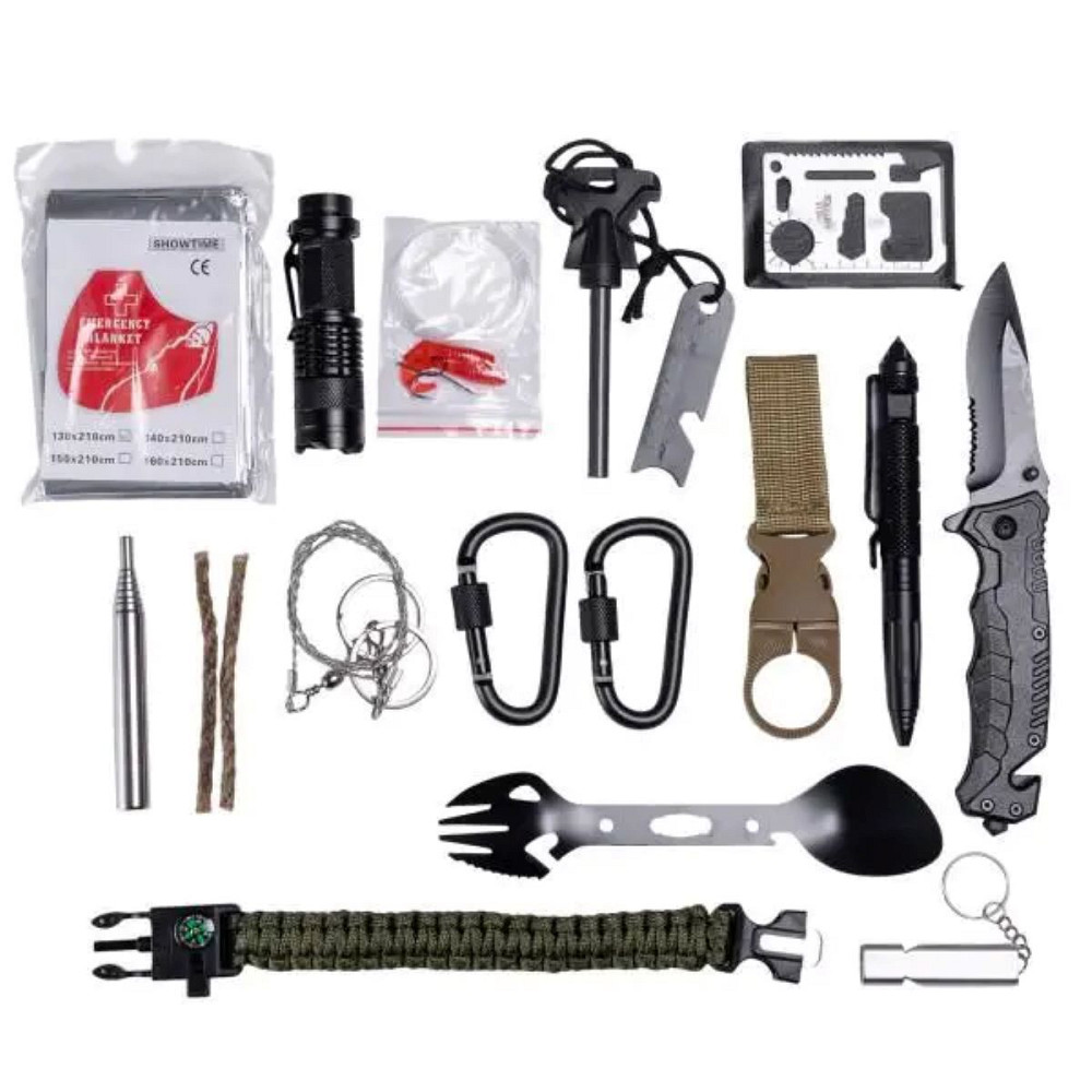Lugi Туристичний набір для виживання в пластиковому чохлі 18х11х5 см похідний набір інструменті Коломыя - изображение 4