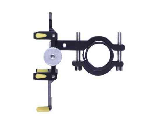 Держатель телефона HFCM-24 (крепление на руль), алюминий, желтый Мукачево