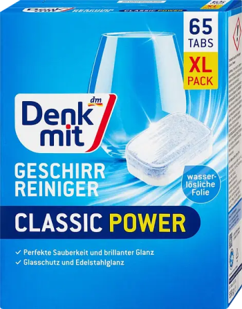 Denk mit таблетки для посудомийної машини класичні, 65 шт. Німеччина Київ
