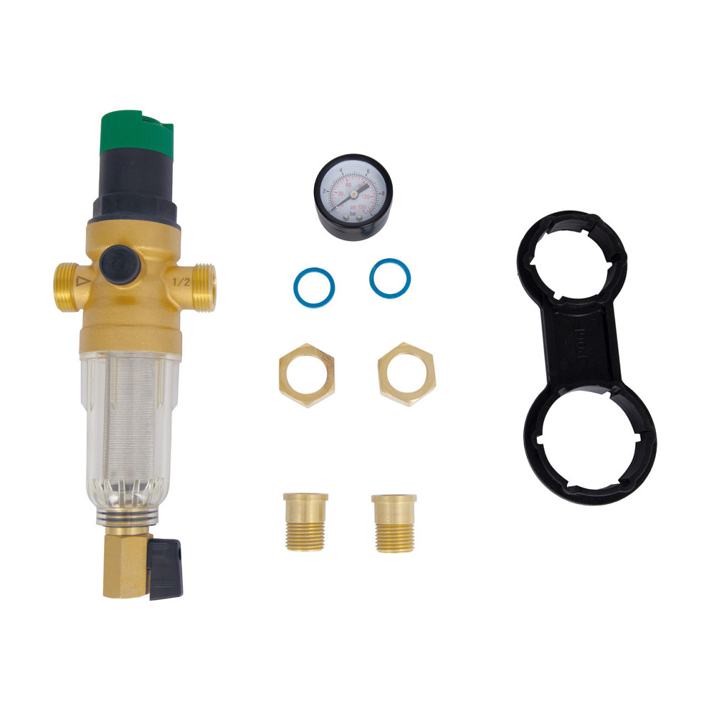 Фільтр самопромивний Thermo Alliance Forte 1/2" з редуктором для холодної води SF128W15C Київ - фото 6