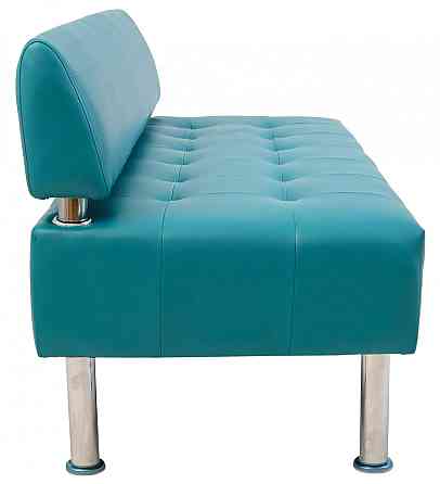 Диван Office Boom двойка со спинкой 1550х650х750 Голубой Киев