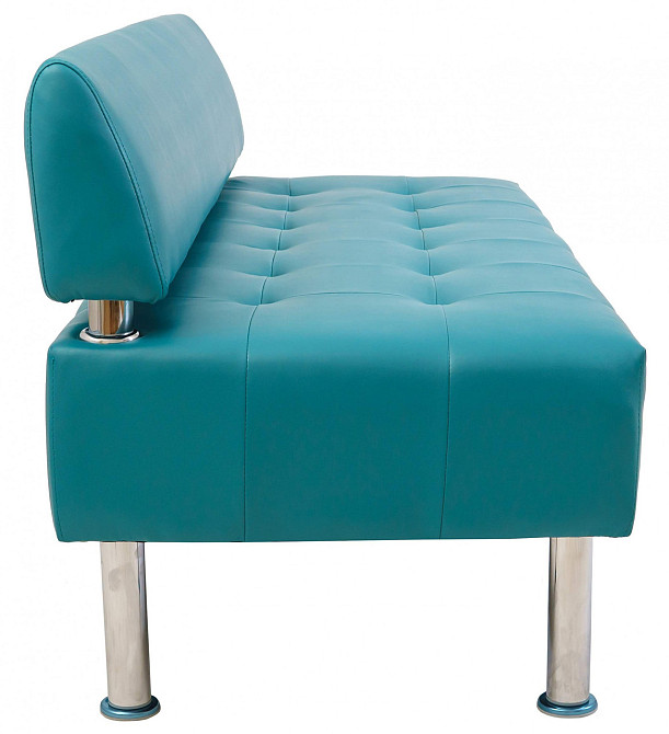 Диван Office Boom двойка со спинкой 1550х650х750 Голубой Киев - изображение 3