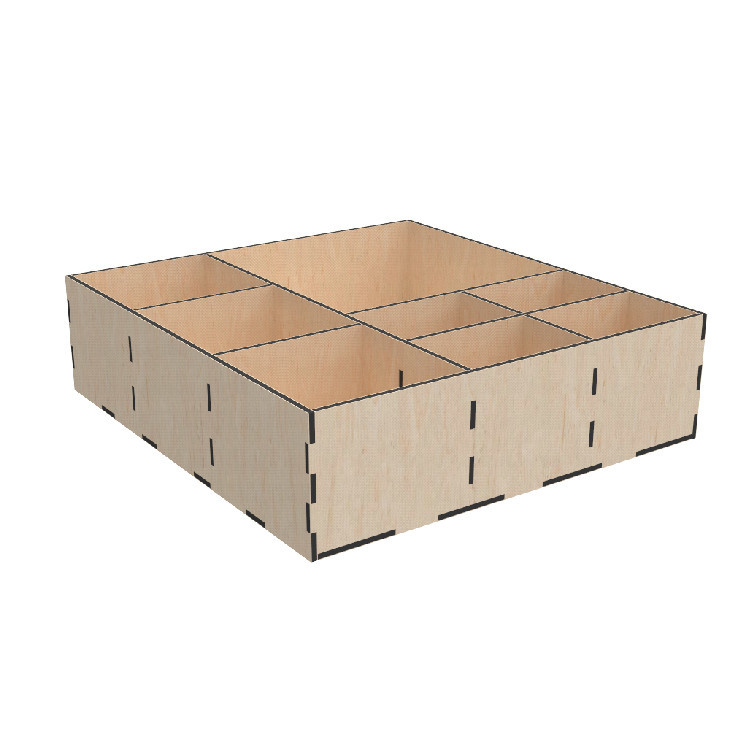 Органайзер EKOSTAR дерев'яний 350х373х100 Київ - фото 2