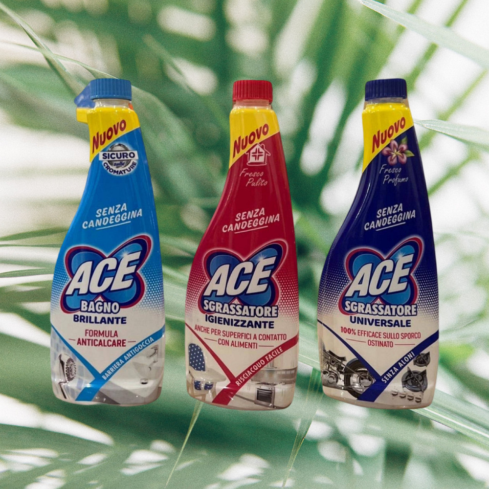 Универсальное средство для чистки ACE SGRASSATORE Universale 500 мл Виноградов - изображение 2