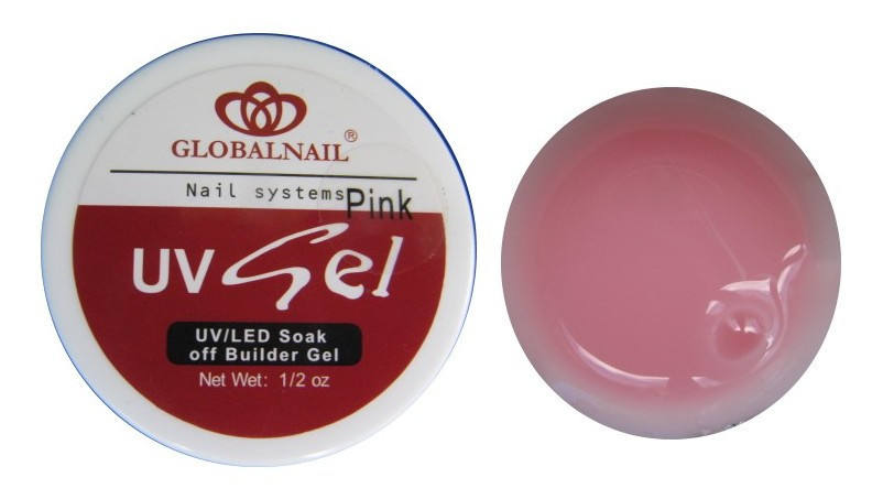 Гель Global 15 мл прозрачно-розовый Киев - изображение 1